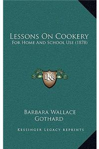 Lessons on Cookery