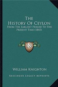 The History Of Ceylon