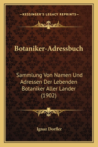 Botaniker-Adressbuch