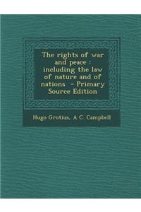 The Rights of War and Peace