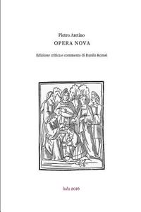 Opera Nova. Edizione e Commento Di Danilo Romei