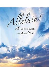 Alleluia! Easter Sunrise Bulletin 2012, Large Size (Package of 50)