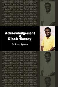 Acknowledgement of Black History