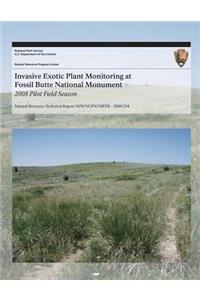 Invasive Exotic Plant Monitoring at Fossil Butte National Monument