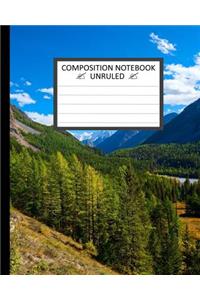 Unruled Composition Notebook 8