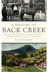 History of Back Creek