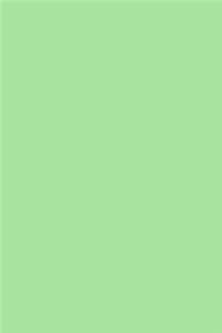 Granny Smith Apple Color Journal Simple Plain All Green