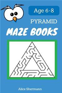 Pyramid MAZE Book for Kids Ages 6-8
