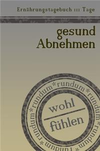 Ernährungstagebuch 111 Tage gesund Abnehmen rundum wohl fühlen