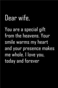 Dear Wife, you are a special gift