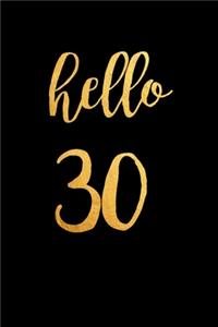 Hello 30