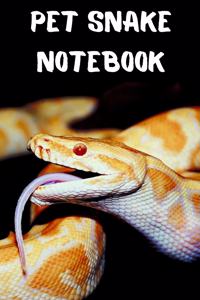 Pet Snake Notebook