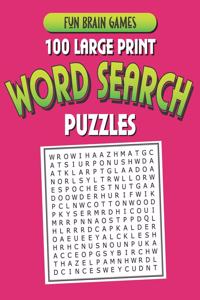 100 Large Print Word Search Puzzles