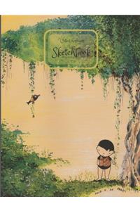 Collect happiness sketchbook(Drawing & Writing)( Volume 19)(8.5*11) (100 pages) for Drawing, Writing, Painting, Sketching or Doodling