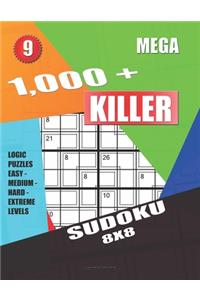 1,000 + Mega sudoku killer 8x8