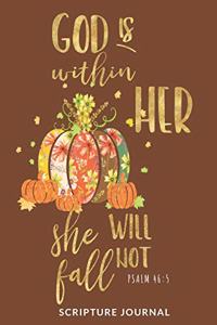 God is within her She will not fall Pslam 46