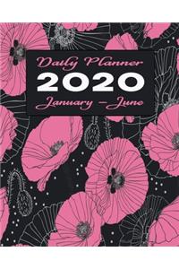2020 Daily Planner January - June