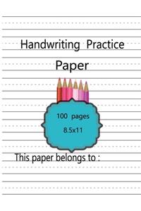 Handwriting Practice Paper