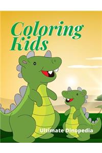 Coloring Kids Ultimate Dinopedia