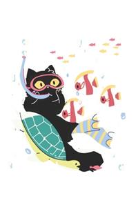 Diving Cat Notebook