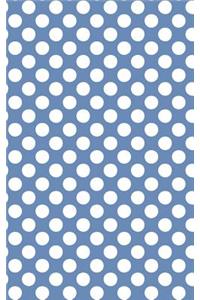 Polka Dots - Blue-Gray 101 - Lined Notebook With Margins 5x8
