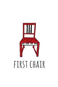 First Chair Sheet Music Notebook [8.5 x 11 in / 100 pgs / sheet music]