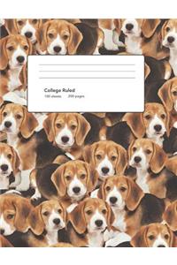 Beagle Puppy Composition book