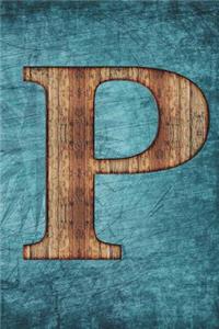 Monogrammed Notebook - P