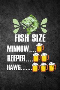 Fish Size Minnow Keeper Hawg