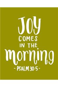 Joy Comes in the Morning Psalm 30