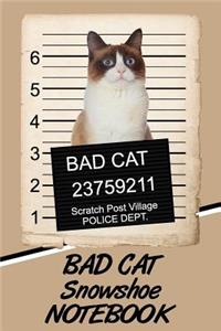 Bad Cat Snowshoe Notebook
