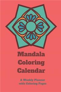 Mandala Coloring Calendar