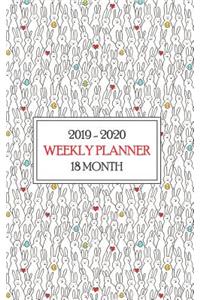 2019 - 2020 18 Month Weekly Planner