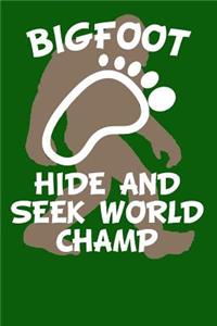 Bigfoot Hide and Seek World Champ
