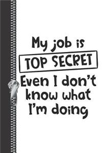My Job Is Top Secret Even I Don't Know What I'm Doing