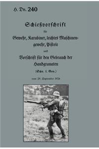 Weapon Training for Rifle and Machine Gun 1931