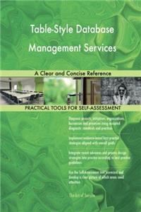 Table-Style Database Management Services