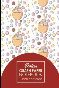 Polar Graph Paper Notebook