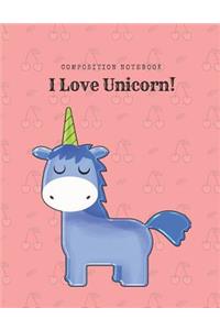 Rainbow Unicorn Composition Book