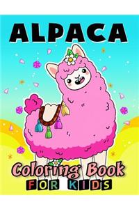 Alpaca Coloring Book for Kids: Coloring Book Easy, Fun, Beautiful Coloring Pages