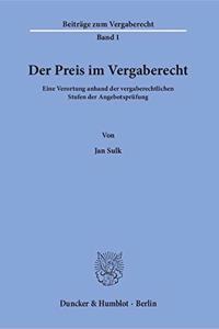 Der Preis Im Vergaberecht