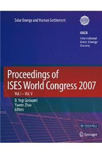 Proceedings of Ises World Congress 2007 (Vol.1-Vol.5)