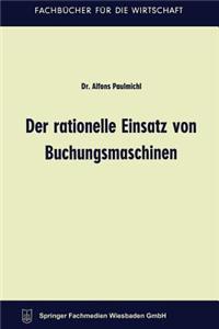 Der Rationelle Einsatz Von Buchungsmaschinen
