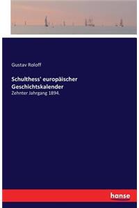 Schulthess' europäischer Geschichtskalender