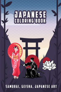 Japanese Coloring Book