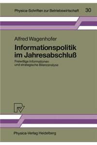 Informationspolitik Im Jahresabschluß