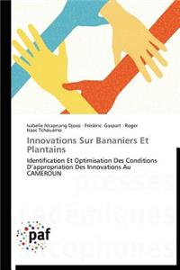 Innovations Sur Bananiers Et Plantains