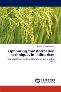 Optimizing Transformation Techniques in Indica Rices