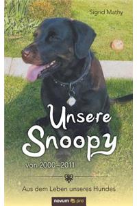 Unsere Snoopy von 2000-2011