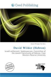 David Wilder (Hebron)